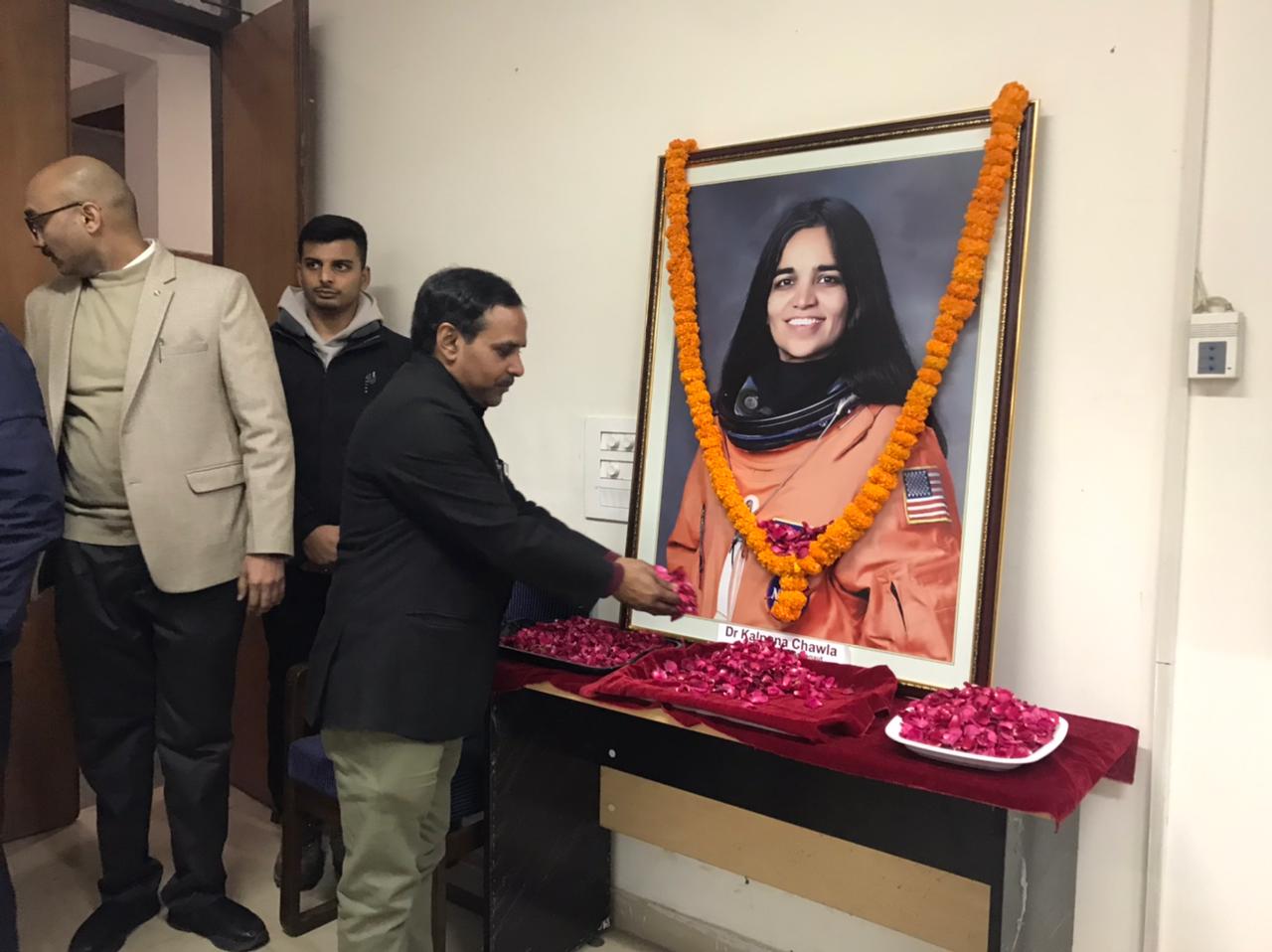 PEC (Deemed to be University), Chandigarh today paid tribute and homage to the most distinguished and celebrated alumni of the Institute - Kalpana Chawla.
